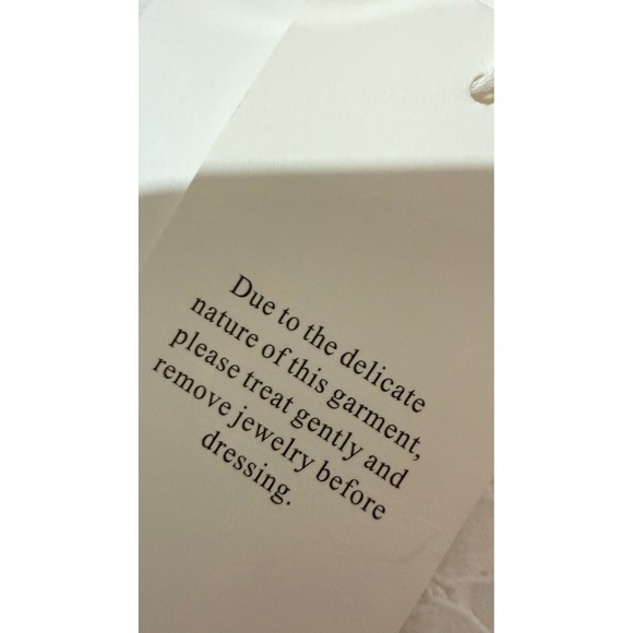 NWT LIKELY Mari Dress White Lace Ostrich Feather Trim Mini Dress Womens Size 4 - Picture 7 of 8